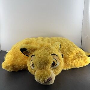 Disney Parks Simba Lion King Pillow Pet Plush 20" Soft Fluffy Stuffed Animal Toy